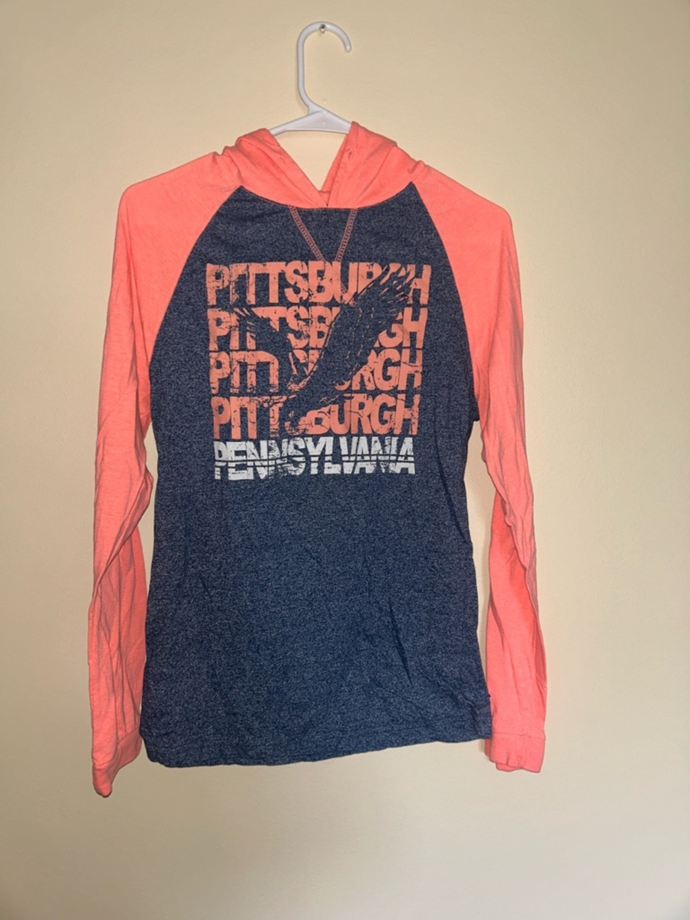 Pittsburgh City Hoodie Women’s Small Pennsylvania Sweatshirt Casual Pullover